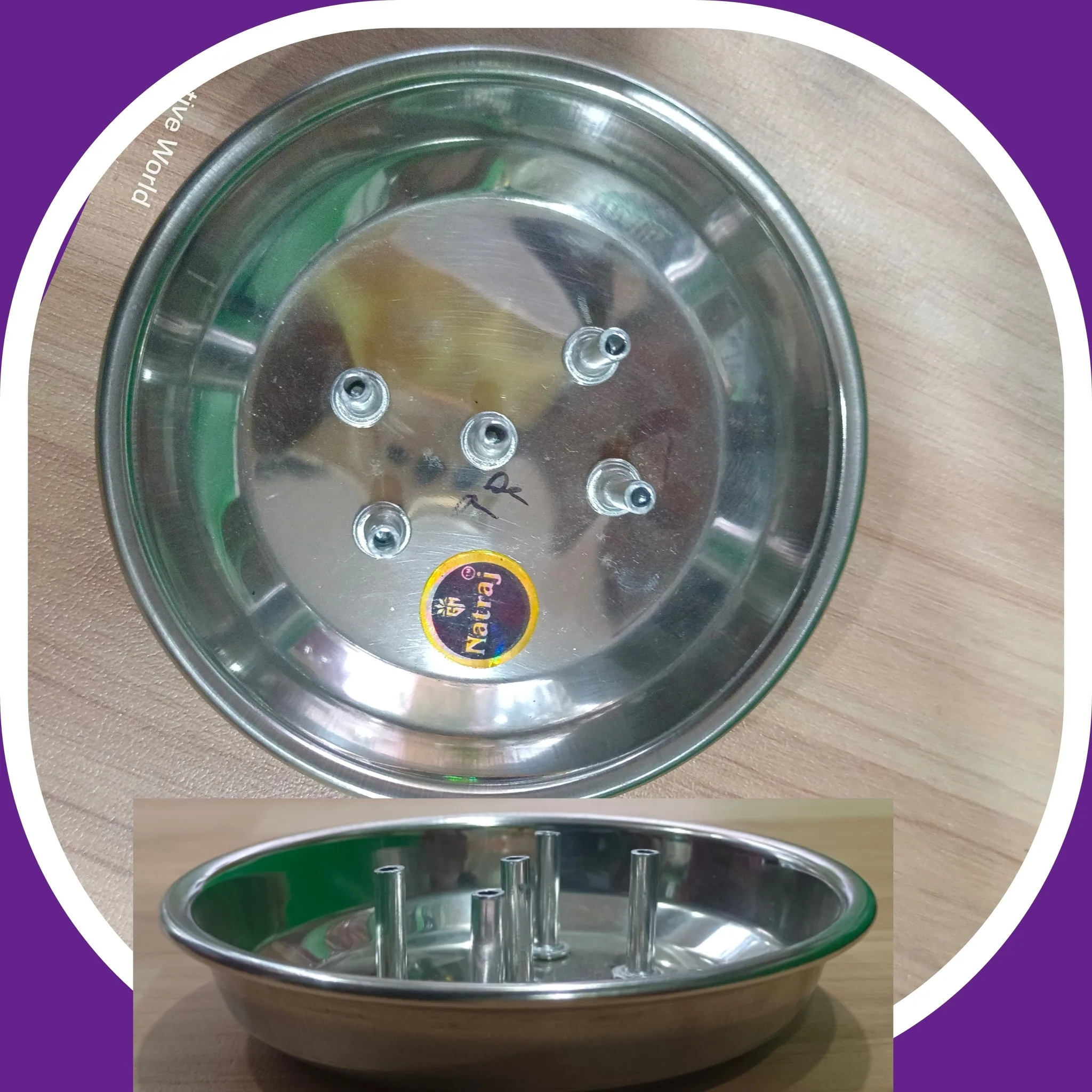 Stainless-steel Agarbatti stand