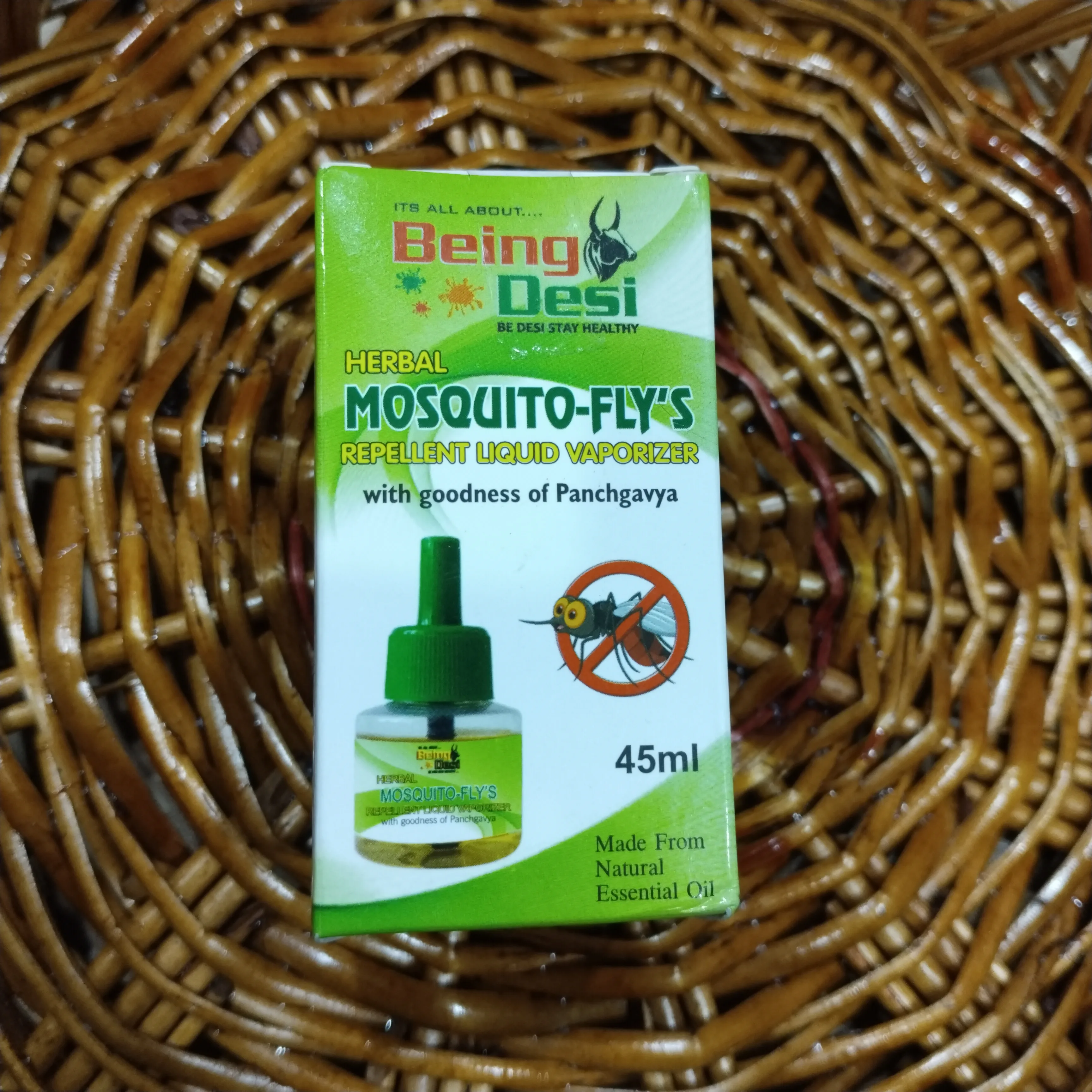 Being Desi Herbal Mosquito flies 45ml pack of 2