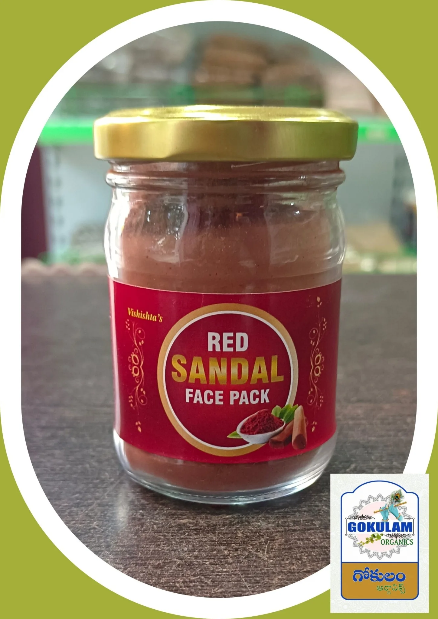 Red Sandal Face Pack 50g