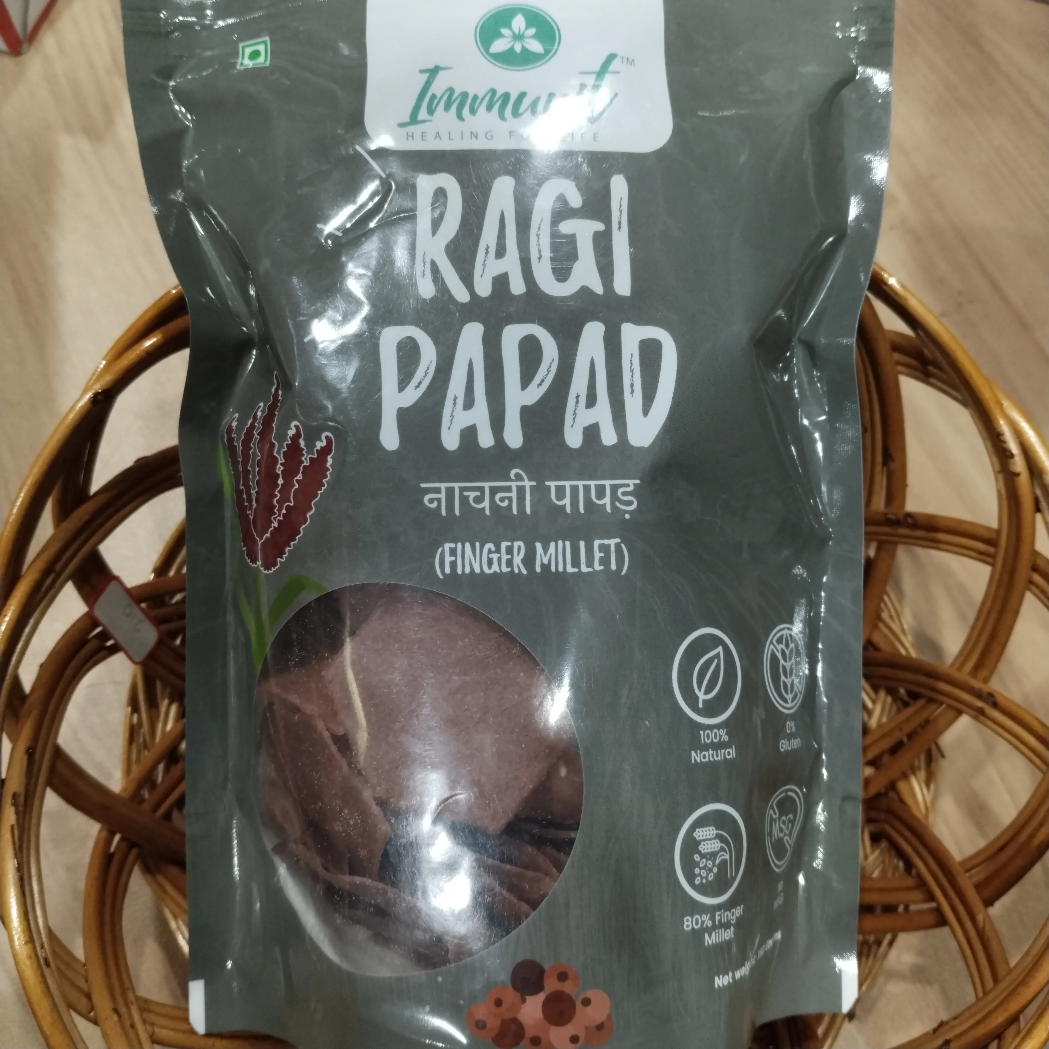 Ragi Papad Finher miller 150 grams pack of 2