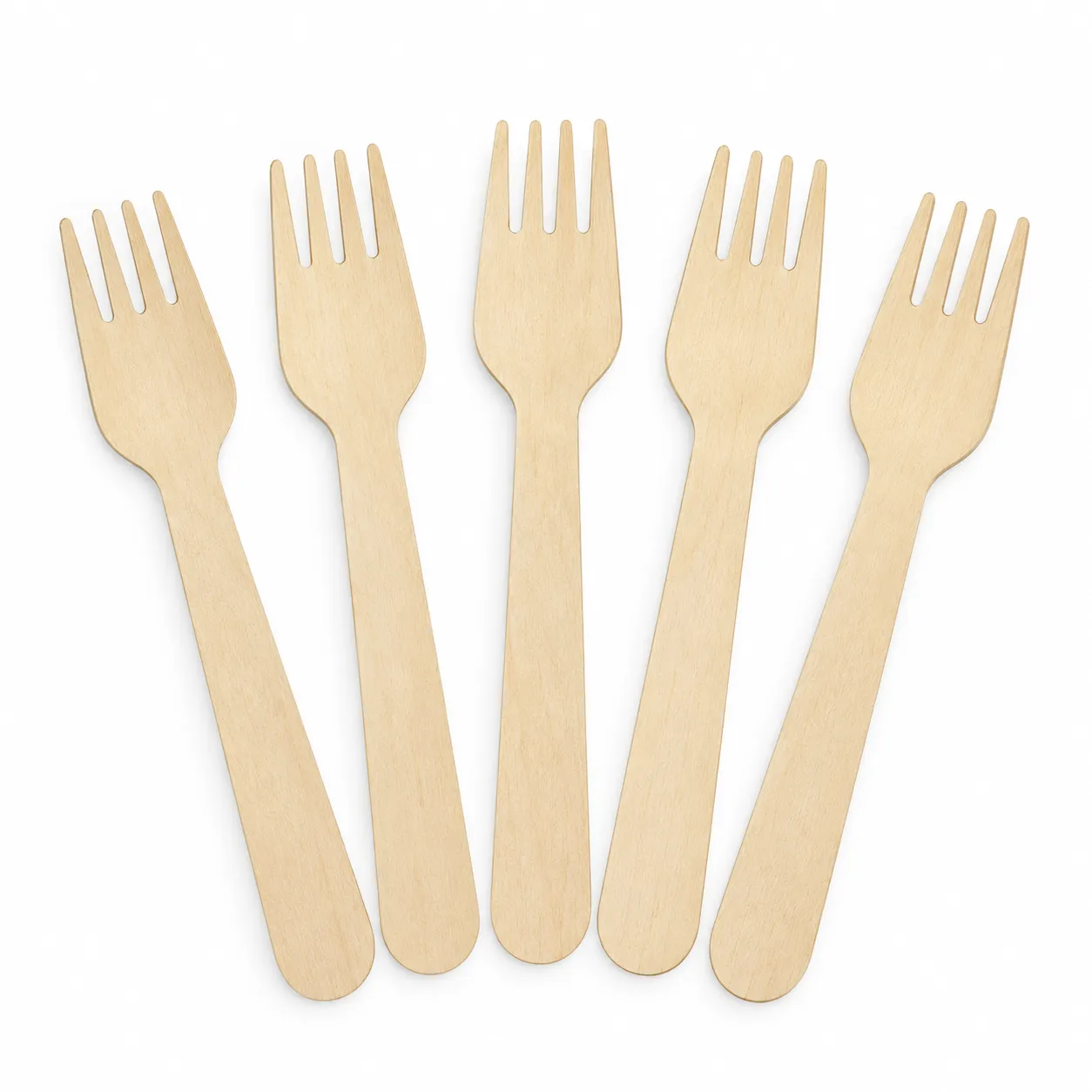 Bamboo Fork/piece  Pack of 100 (1 rs per piece)