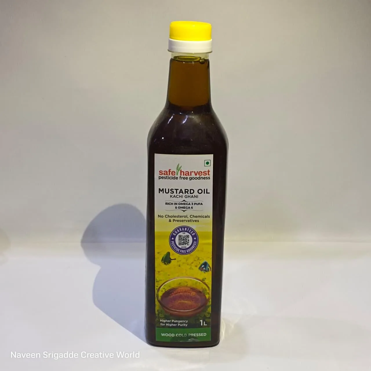 Mustard Oil by Safe harvest (1L)