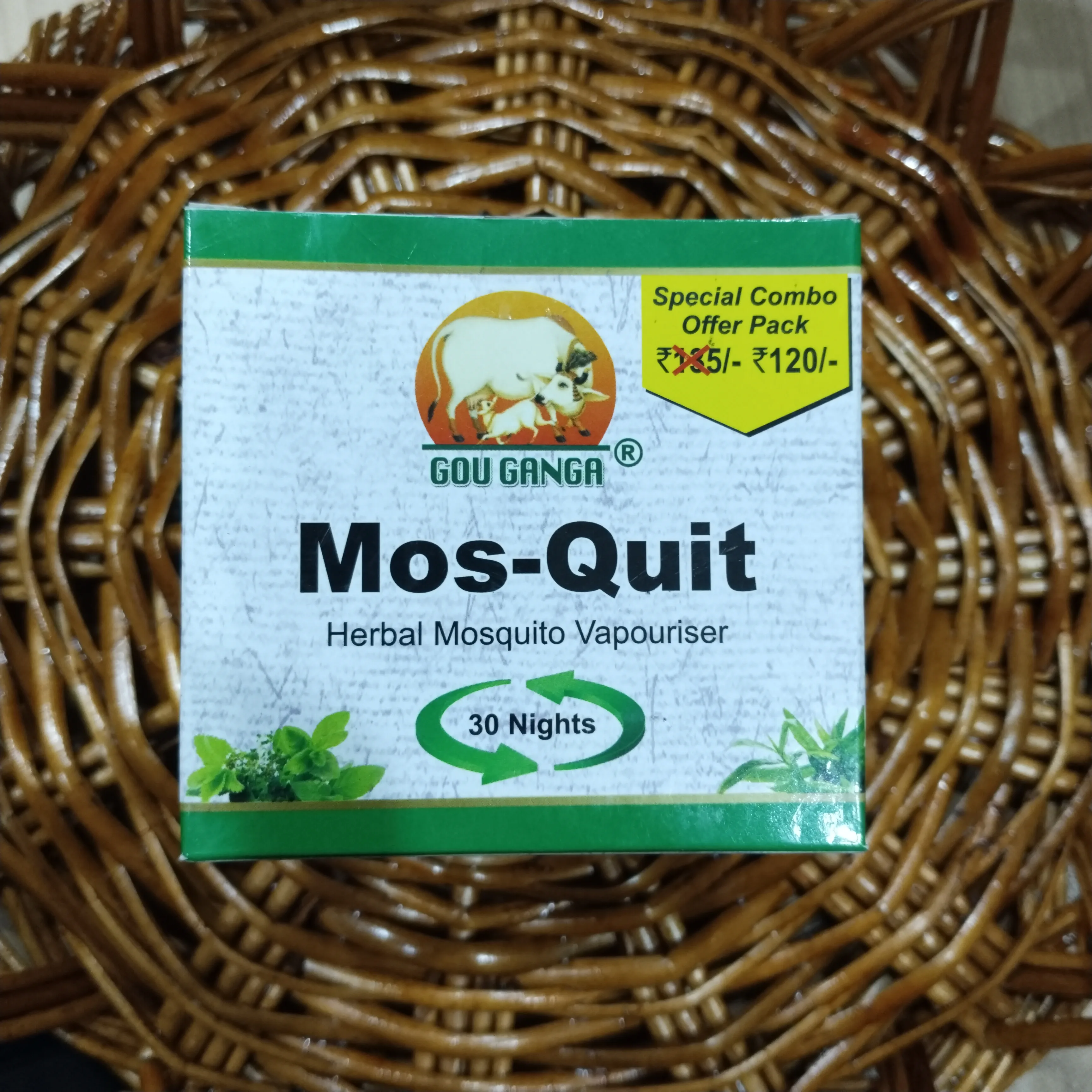 MosQuit product herbal mosquito vapouriser