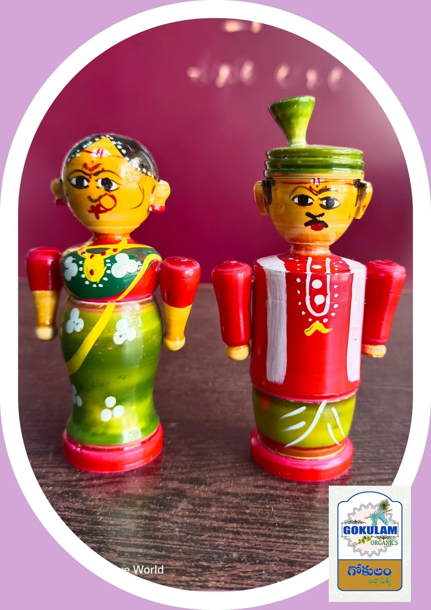 Nirmal Toys Bride and Groom Set