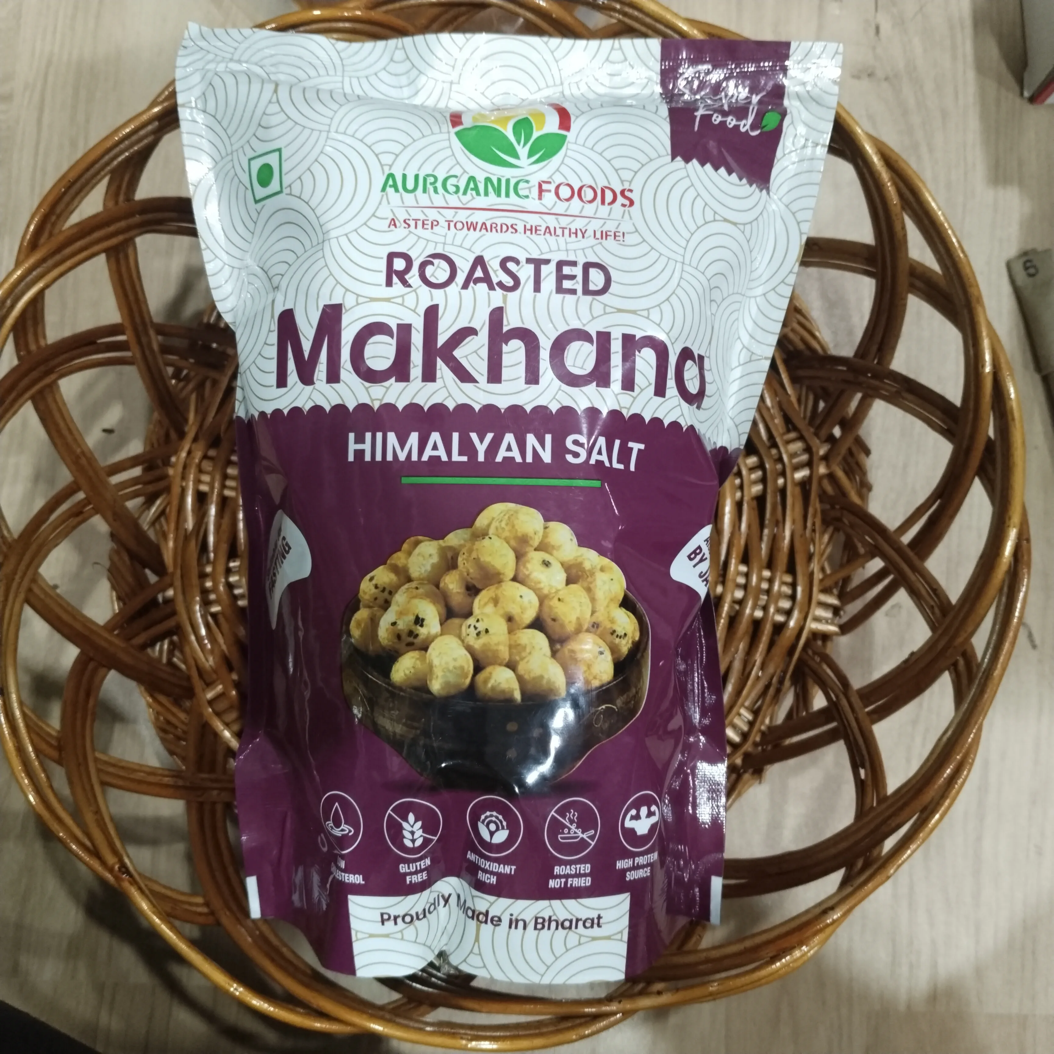 Roasted Makhana Himalayan Salt